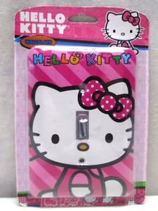 Hello Kitty Single Light Wall Switch Power Outlet Cover Plate Wallplate NEW Pink - Picture 1 of 3