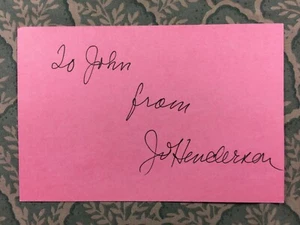 Jo Henderson - Lianna - Cerca il domani - Rockabye - Matewan - Autografato 1988 - Foto 1 di 2