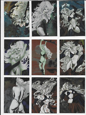 LADY DEATH HoloFoil Trading Card Set: "Lady Death in Swimsuit: Shades " /9 Cards