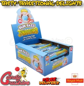 ZED CANDY BLUE RAZZ JAWBREAKER Chewing Gum Bag Filler Best before 07/2025 - Picture 1 of 1