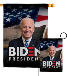 Biden Präsident 2020 Gartenfahne Patriotische Abstimmung Deko Hof Haus Banner - Bild 1 von 13