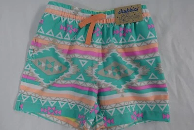 $50 NWT Chubbies Lil Fuego Youth Boys Swim Shorts Size 5 5t - Image 1 of 2