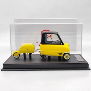 Super Unit Model 1/18 PEEL P50 w/Pav Trailer 1964 Yellow Resin Car Limited - Imagen 1 de 7