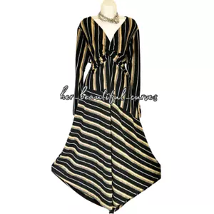 JOE BROWNS GLITZER STREIFEN MUSTER MIDI ANLASS PARTY KLEID GR. 24 - Bild 1 von 6