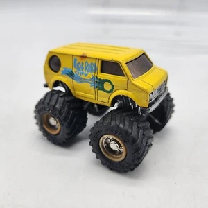 Monster Wheels Road Champs Yellow Firebird Van W Bubble Window 1986 Free Shippin - Picture 1 of 8