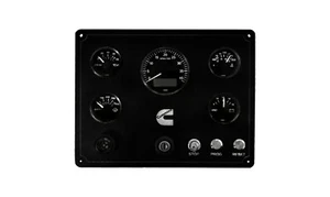CUMMINS Marine Engine Control Panel w/ 5 VDO View-line Gauges - Picture 1 of 1