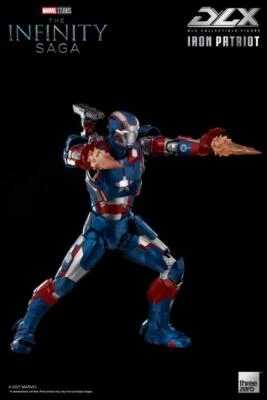 Infinity Saga Iron Patriot Deluxe DLX Action Figure THREEZERO - Imagen 1 de 4