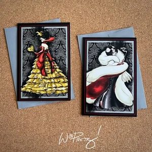 2012 Disney Designer Villain Collection Queen Hearts Crudelia Steve Thompson Art - Foto 1 di 4