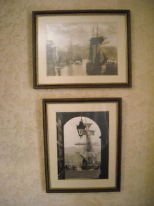 Pair of historical Whitby Dock prints. - Picture 1 of 3