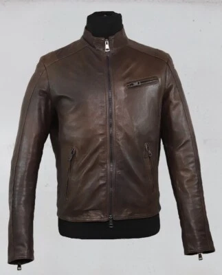 GIACCA GIUBBINO GIUBBOTTO IN DI PELLE UOMO ART U0347  Tg. DISPONIBILI DA 46 a 60 Foto 1 de 4