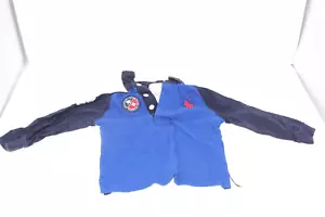 USED Polo Ralph Lauren Long Sleeve Polo Boys Size 12 Months Blue - Picture 1 of 4