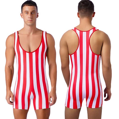 Hombres Body Prendas moldeadoras Mamelucos Cremallera frontal Traje de baño Piscina Mono Surf Gimnasio Foto 1 de 4