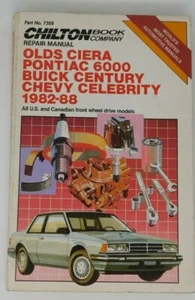 Chilton Repair Manual Tune-up 1982-88 Olds Ciera Pontiac 6000 Buick Century - Picture 1 of 4