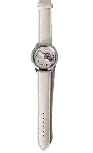 Hello Kitty Women's Watch White Leather Strap, Rhinestone, Unbranded - Picture 1 of 5