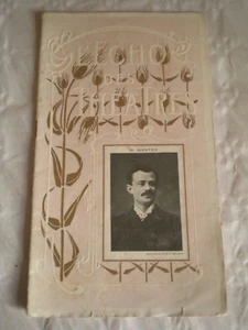Vintage Programme L'Echo Des Theatres 17 febuary 1906 issue No19 art Nouveau - Picture 1 of 5