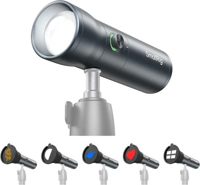 SmallRig RF 10C Mini Spotlight RGB LED Video Light 7500mAh 4 Color Flashlight - Image 1 of 4