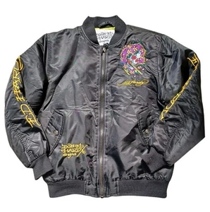 Ed Hardy Bomber Jacket Kids Size L - Picture 1 of 19