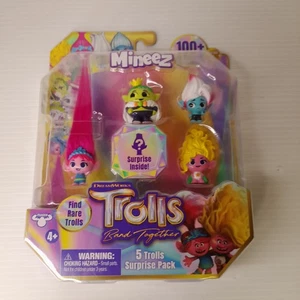 Trolls Band Together Mineez 5 Trolls Surprise Pack Series 1 Kids Toy Pack Set - Picture 1 of 15