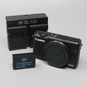Corpo fotocamera digitale mirrorless Canon EOS M10 nero 18,0 megapixel - Foto 1 di 11