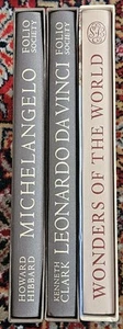 Folio Society Bundle Leonardo DA VINCI MICHELANGELO WONDERS OF THE WORLD -B26 - Picture 1 of 24