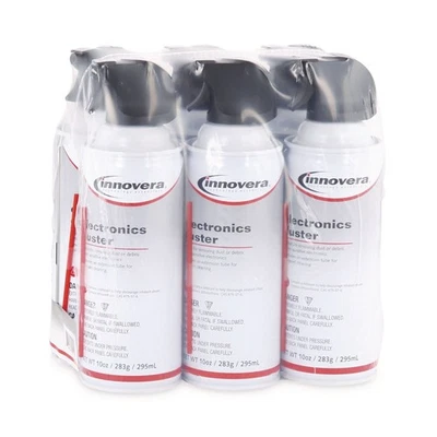 Innovera 10016 10 oz. Compressed Air Duster Cleaner (6/PK) New - Image 1 of 4