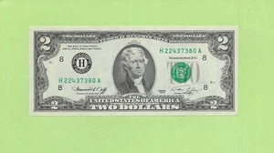 1976 ..UNCIRC $2 H 2243 7380 A .... 1976 $2 H-A NICE NOTE FRN - Picture 1 of 2