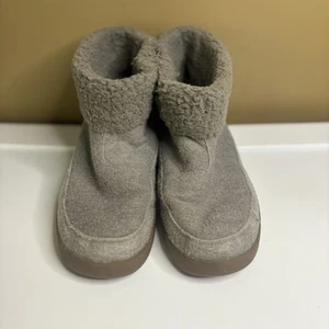 Sanuk Roll Top Bootie Fair Fur grau Stiefeletten Damengröße 7 grau - Bild 1 von 11