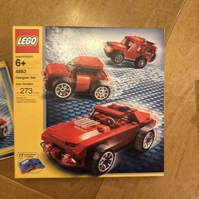 Complete LEGO Creator 4883 Gear Grinders Truck SUV Race Car Tractor Vehicles