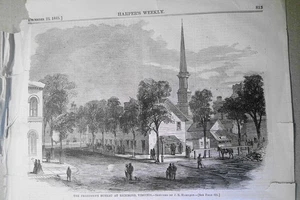 Das Freedmen's Bureau in Richmond, Virginia + Amelia Sulphur Springs. HW 1865 - Bild 1 von 5