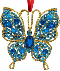 Schmetterling Weihnachtsschmuck 2022 Schmetterling Geschenke für Frauen Schmetterling Deko - Bild 1 von 7