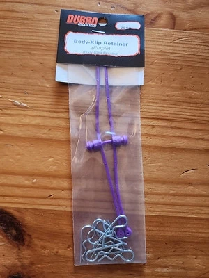 NEW Dubro Klip Body / Purple Clip Retainers (2) 2250 - Image 1 of 2