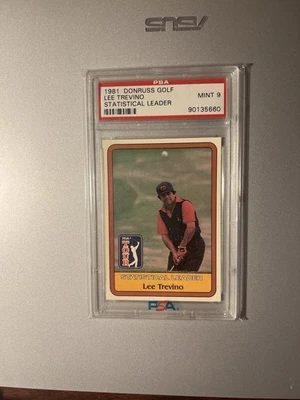 Donruss Golf Lee Trevino SL 1981 PSA 9 Foto 1 de 2