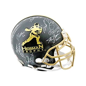 Dorsett, Campbell, White Heisman Trophy Multi Signed Authentic Helmet (Beckett) - Picture 1 of 8