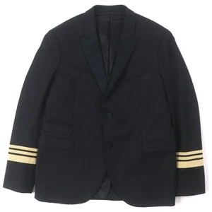 NEIL BARRETT TUXEDO tailored jacket TUXEDO Sleeve line black mens 52 - Picture 1 of 10
