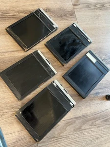 Lot of 5 Vintage Large Format 4x5 Film Holders - Untested - Picture 1 of 7