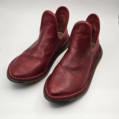 Camper Womens Slip On Ankle Leather Shoes Red Size 35 EU / 5 US (22.5cm Insoles) - Image 1 of 4