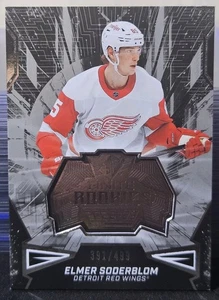22-23 SPX Elmer Soderblom Finite Rookie #/499 🚨🚨🚨 Detroit Red Wings  - Picture 1 of 2