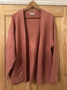 Nutmeg Pink Open Cardigan Size 20 - Picture 1 of 4