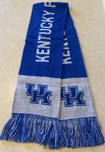 KENTUCKY WILDCATS SCARF FOOTBALL BASEBALL NEW Farm Bureau blue/white ๐ - Picture 1 of 2
