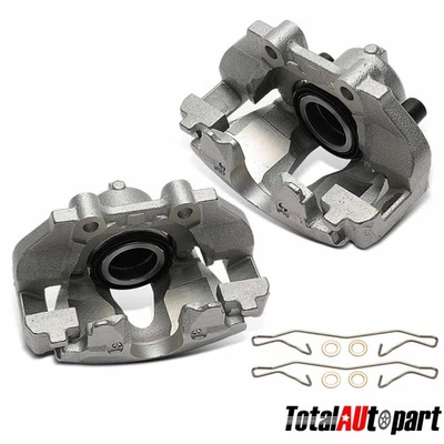 Pair Brake Calipers with Bracket for Saab 9-3 1999-2003 9-5 Saturn LS1 LS2 Front - Image 1 of 4