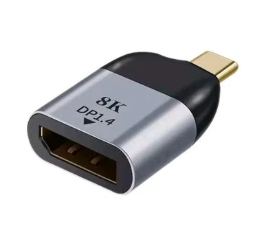 USB-C auf DisplayPort DP 1.4 Adapter 8K Video Stecker für Laptop Macbook iPad PC - Bild 1 von 4
