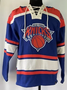47 Brand New York Knicks Sweatshirt Mens Lacer Hoodie Size Medium - Picture 1 of 7