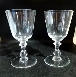 2 antike Biedermeier Weingläser  Original aus der Zeit um 1850 - Bild 1 von 6