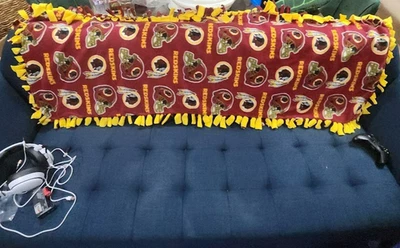 Antigo Washington Redskins Futebol Lã Sofá LAP Cobertor Envoltório 24 X 64 - Imagem 1 de 4