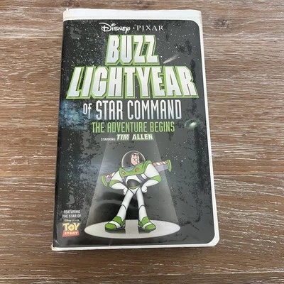 Buzz Lightyear of Star Command: The Adventure Begins VHS Starring: Tim Allen - Image 1 of 4