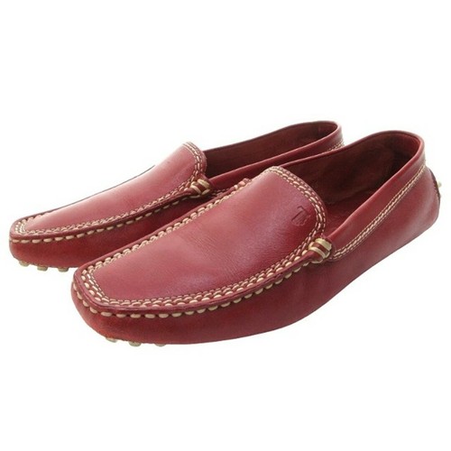 TOD’S Scarpe da guida Tod's mocassini mocassini pelle rosso 36 circa IBO67 23 cm us