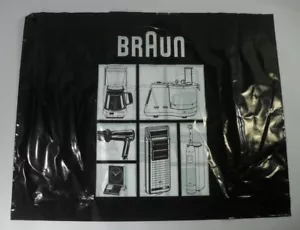 5x vintage BRAUN PLASTIKTÜTE Designobjekte von Dieter Rams & Dietrich Lubs - Bild 1 von 4