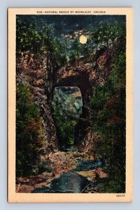 Natural Bridge By Moonlight Virginia Postcard 30526 Unposted - Picture 1 of 2