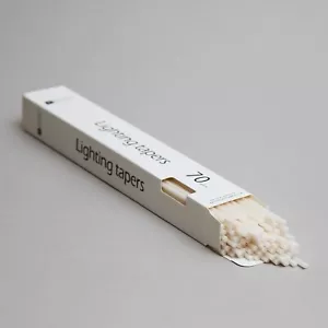 Pack of 70 Wax Lighting Tapers - Picture 1 of 6