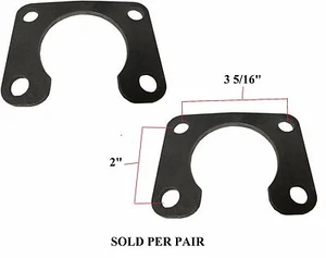 66-75 Ford Bronco 9"AXLE RETAINER PLATES Small Bearing PAIR - Picture 1 of 2